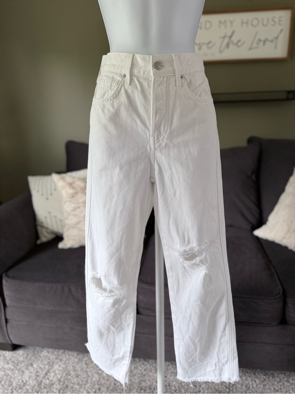 Veronica Beard White Denim Jeans